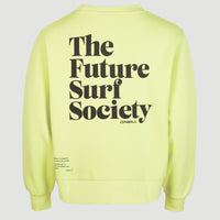 Future Surf Crew Sweatshirt | Sunny Lime
