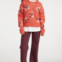 Trui Anchorage Knit | Red Knit Mountains