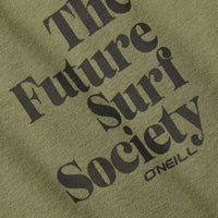 Hoodie Future Surf Society | Deep Lichen Green
