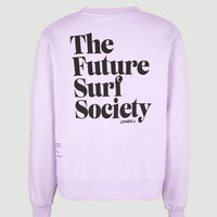 Sweater Future Surf Society Crew | Purple Rose