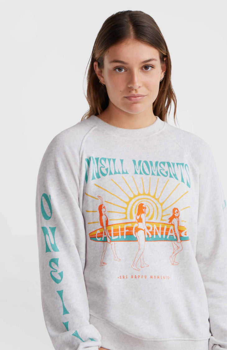 O'Neill Beach Vintage Crew sweater | White Melange