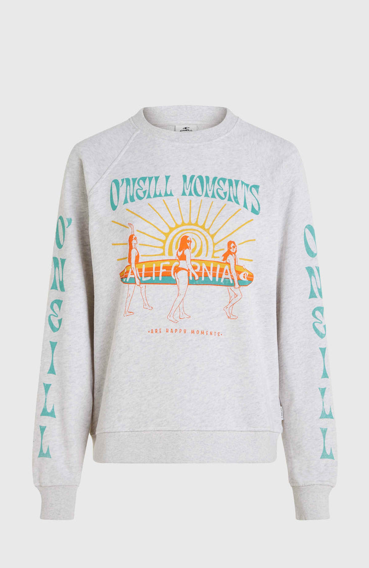 O'Neill Beach Vintage Crew sweater | White Melange
