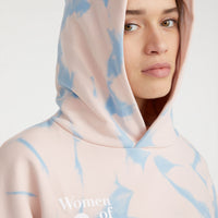 Hoodie Women of the Wave | Pink Tie Dye