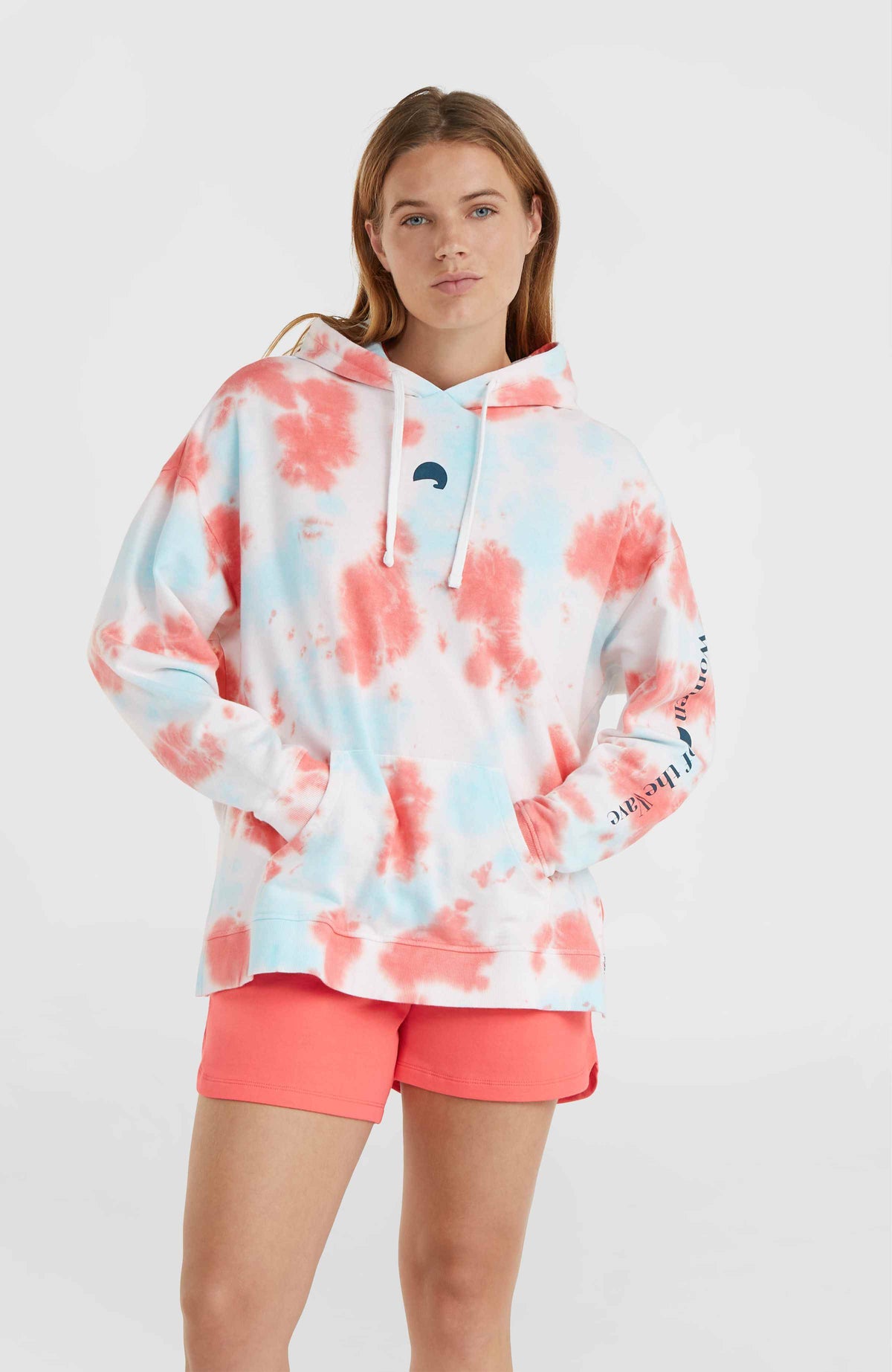 Women of the Wave hoodie | Pink Ice Cube Tie Dye