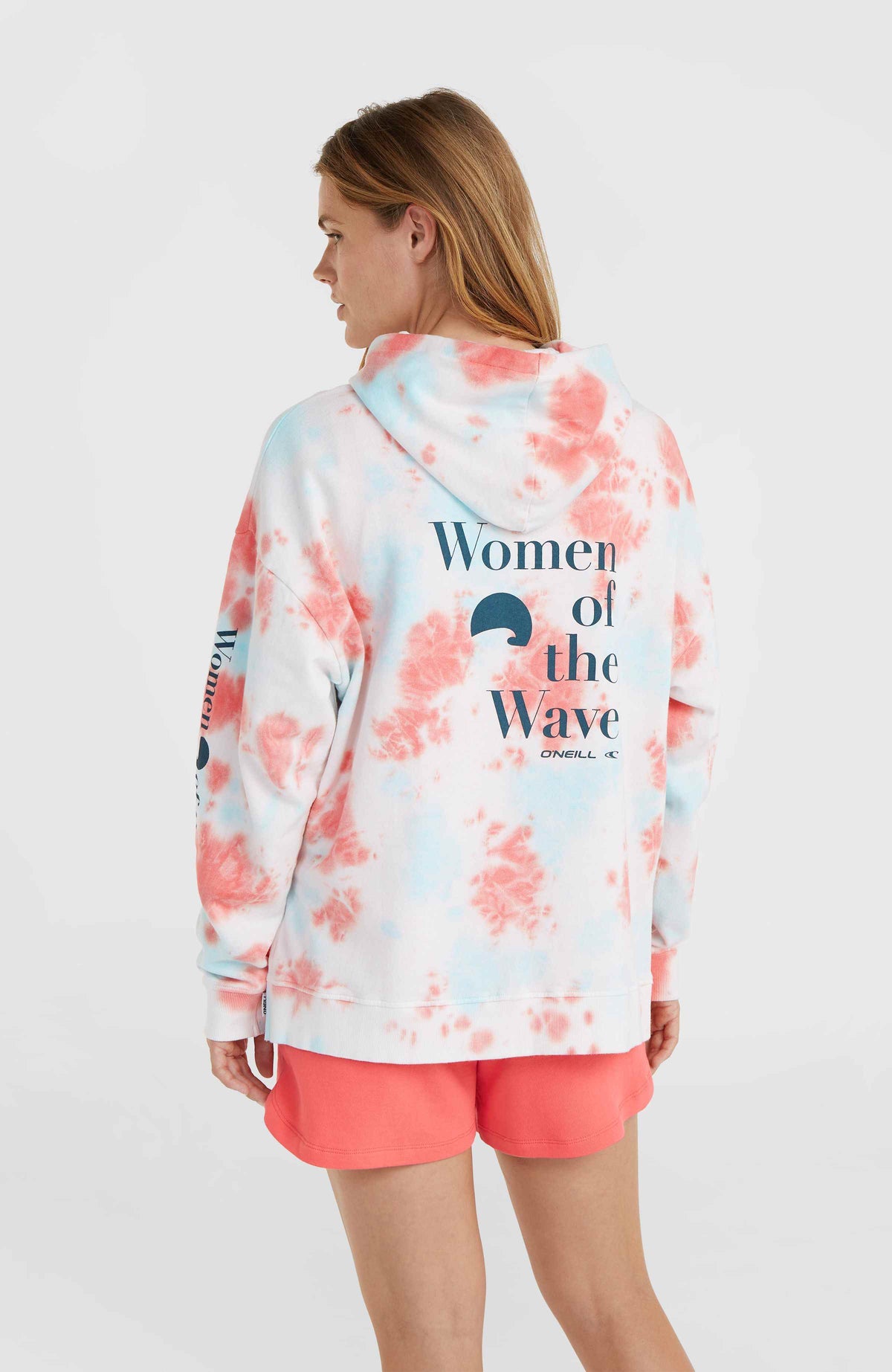 Women of the Wave hoodie | Pink Ice Cube Tie Dye