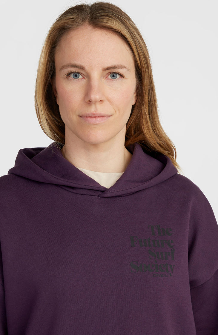Future Surf Society hoodie | Aubergine