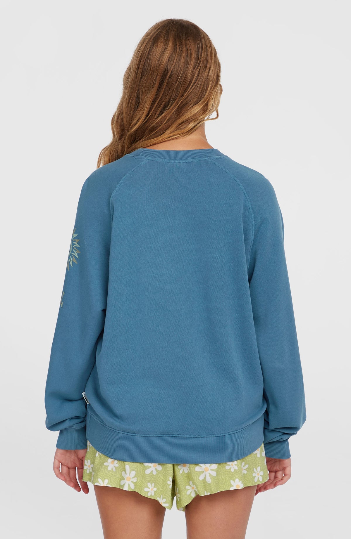 Beach Vintage Crew sweater | Copen Blue