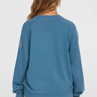 Beach Vintage Crew sweater | Copen Blue