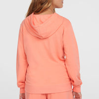 Essentials Script hoodie | Coral Pink