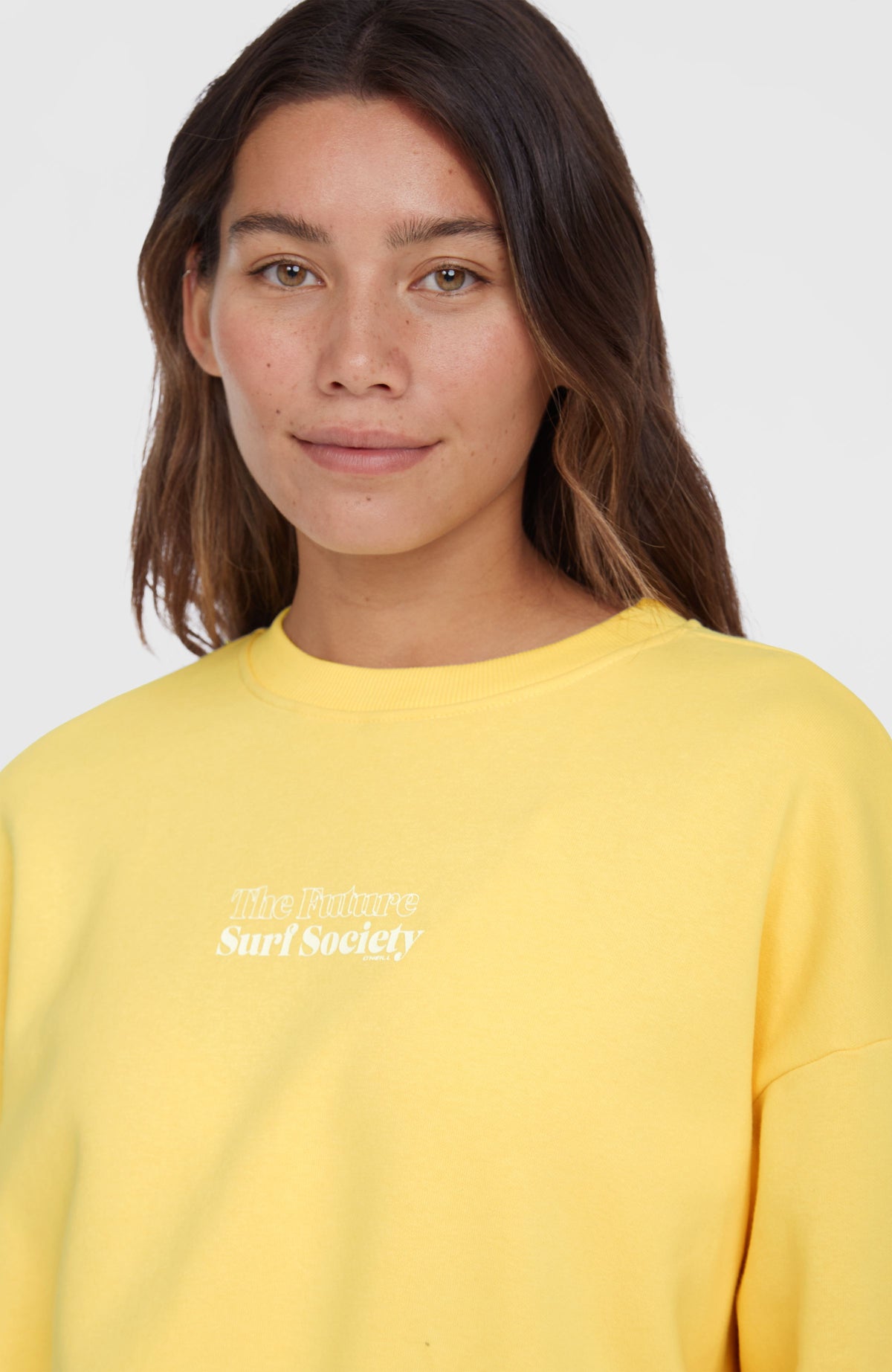 Future Surf Crew sweater | Tender Buttercup