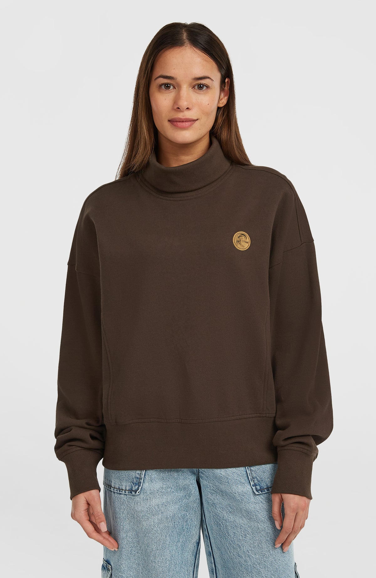 O'Riginals sweater met hoge hals | Coffee Bean