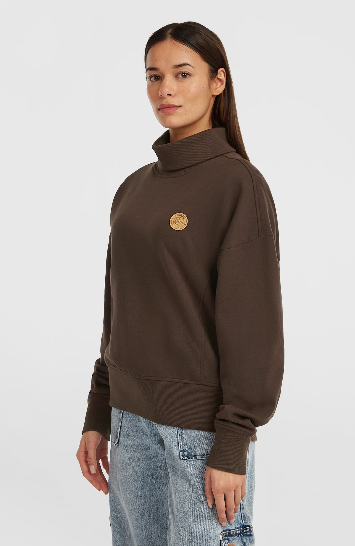 O'Riginals sweater met hoge hals | Coffee Bean