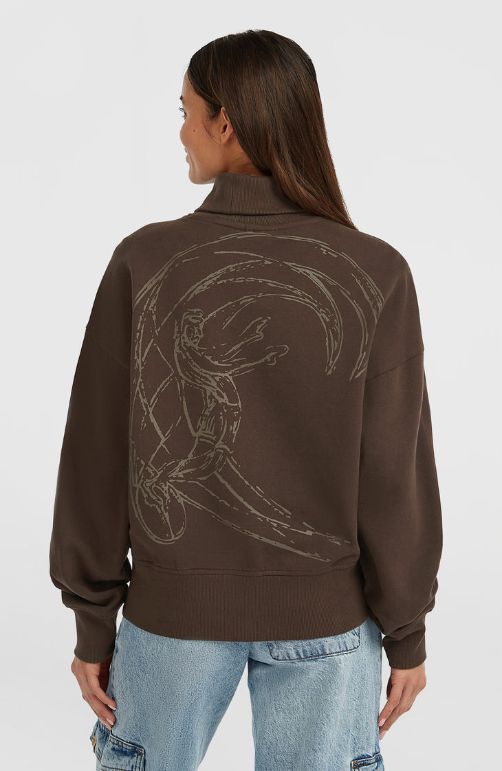 O'Riginals sweater met hoge hals | Coffee Bean