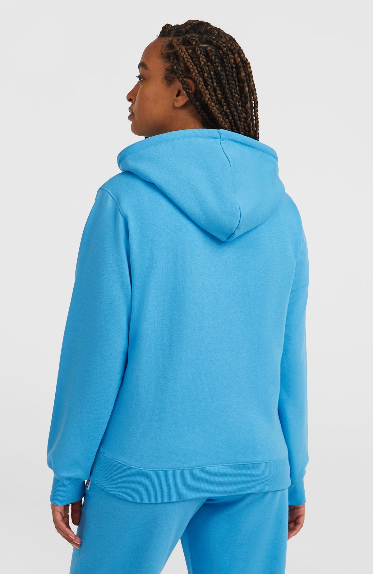 Essentials Script hoodie | Blue Poppy