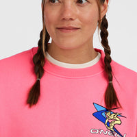 FWC'Play Crew sweater | Skater Pink