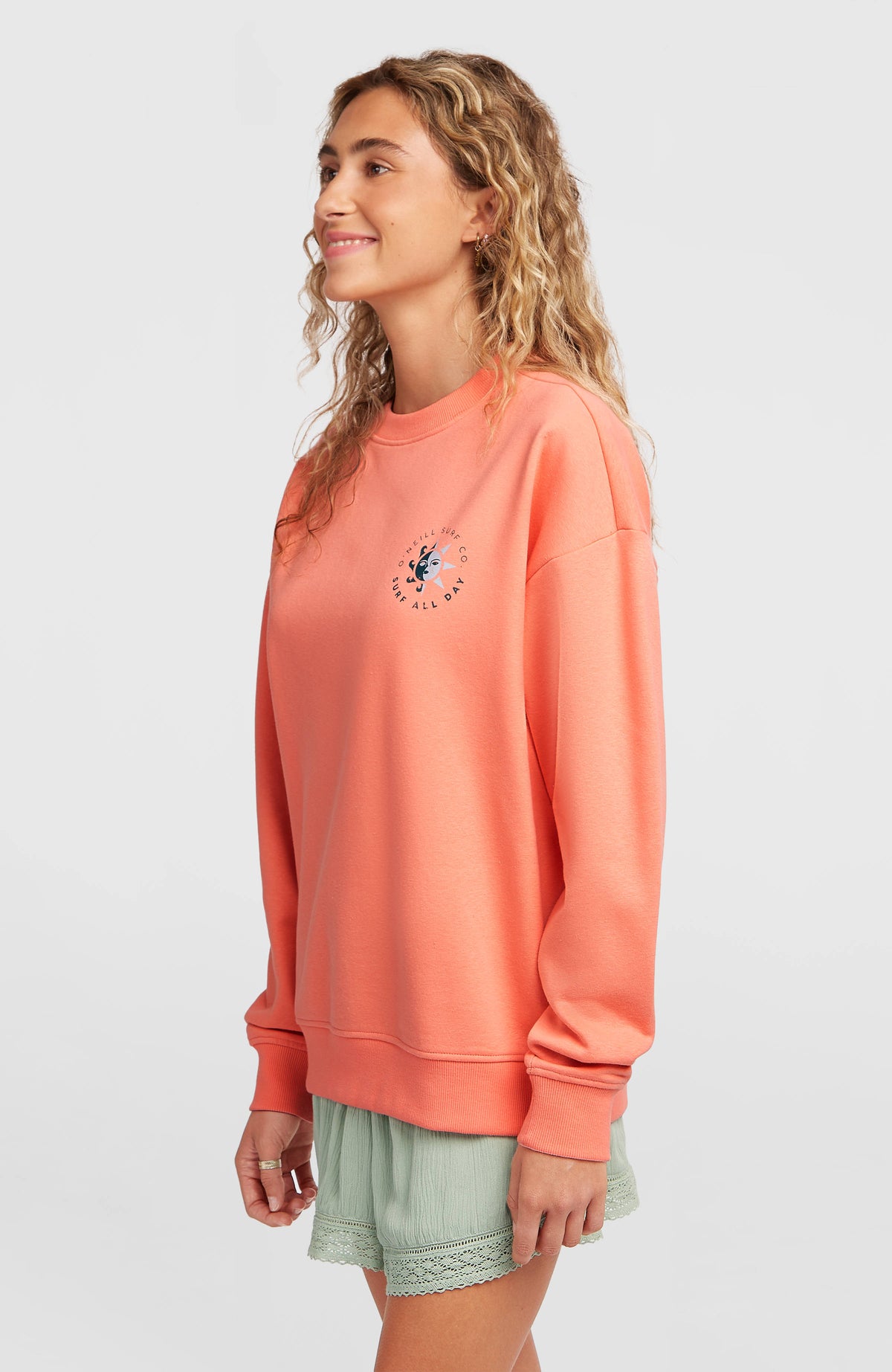 Summer Musthave Crewneck sweater | Funky Peach