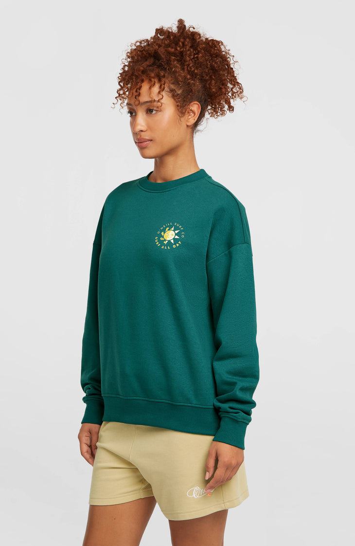 Summer Musthave Crewneck sweater | Botanical Heat