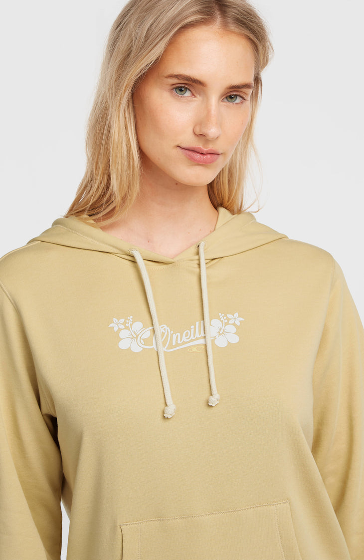 Essentials Script hoodie | Cocoa Sand