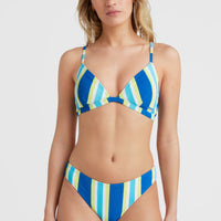 Bikini Alia - Cruz Triangle | Blue Towel Stripe