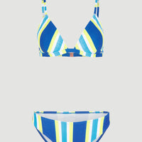 Bikini Alia - Cruz Triangle | Blue Towel Stripe