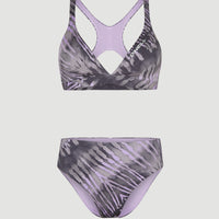 Hyperfreak Women Of The Wave Longline Triangelbikiniset | Grey Tie Dye