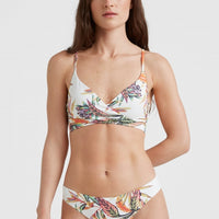 Bikini Baay - Maoi Bralette | White Tropical Flower