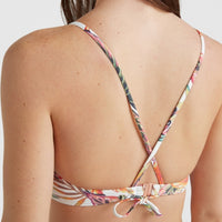Bikini Baay - Maoi Bralette | White Tropical Flower