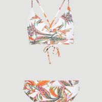 Bikini Baay - Maoi Bralette | White Tropical Flower