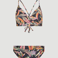 Bikini Baay - Maoi Bralette | Black Tropical Flower