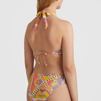 Bikinibroekje Rita | Yellow Scarf Print