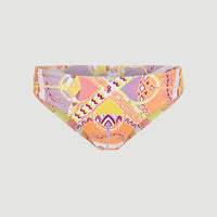 Bikinibroekje Maoi | Yellow Scarf Print