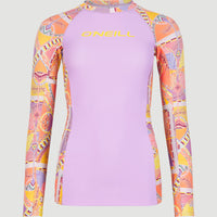 Shirt Anglet met lange mouwen en beschermingsfactor UPF 50+ | Yellow Scarf Print
