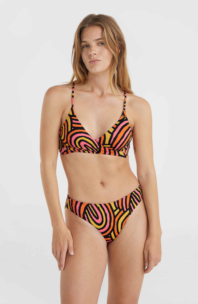 Baay Maoi bikiniset | Orange Rainbow Stripe