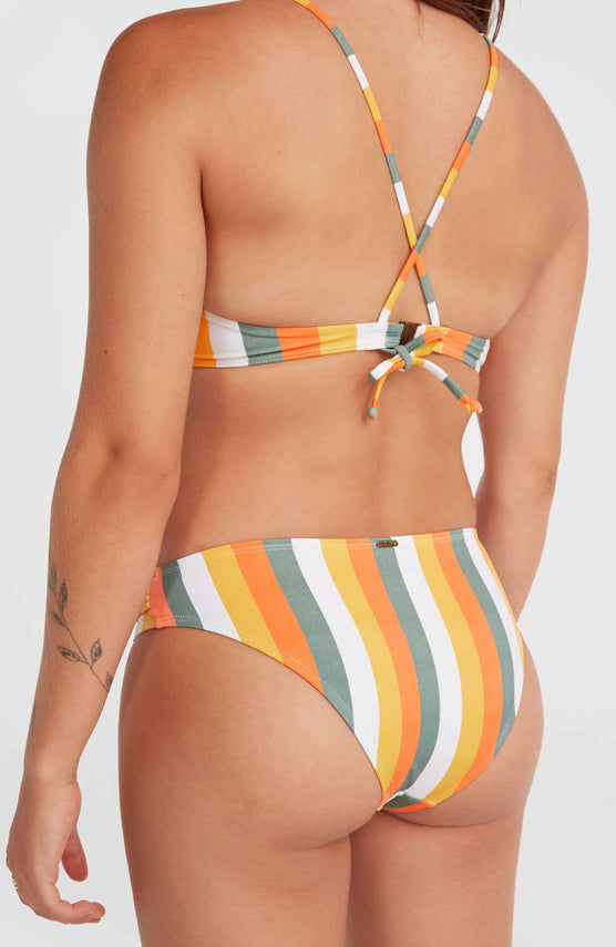 Cruz bikinibroekje | Orange Multistripe