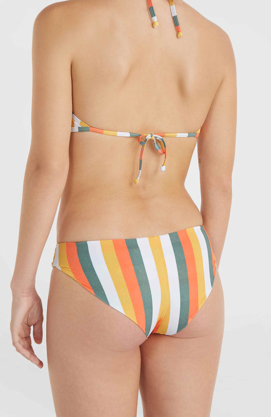 Maoi bikinibroekje | Orange Multistripe