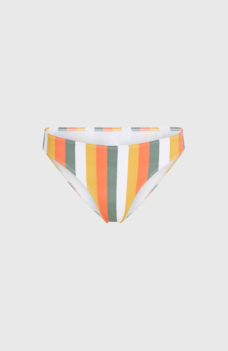 Rita bikinibroekje | Orange Multistripe