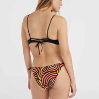 Bondey bikinibroekje | Orange Rainbow Stripe