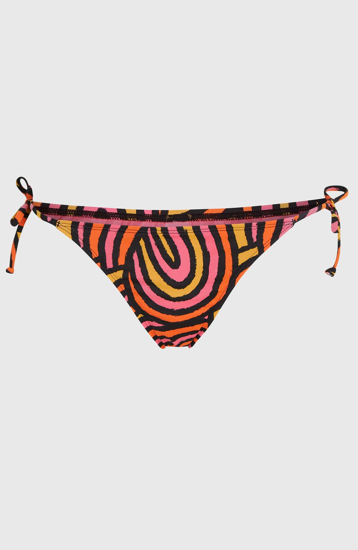 Bondey bikinibroekje | Orange Rainbow Stripe