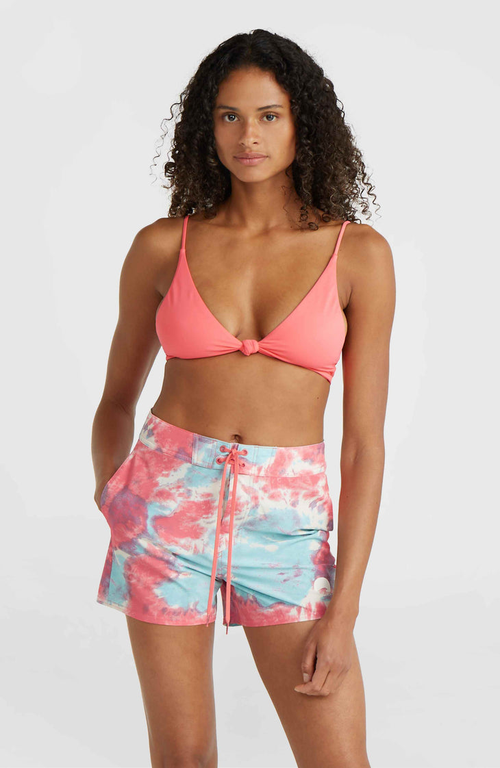 Women of the Wave 14\" boardshort | Pink Ice Cube Tie Dye