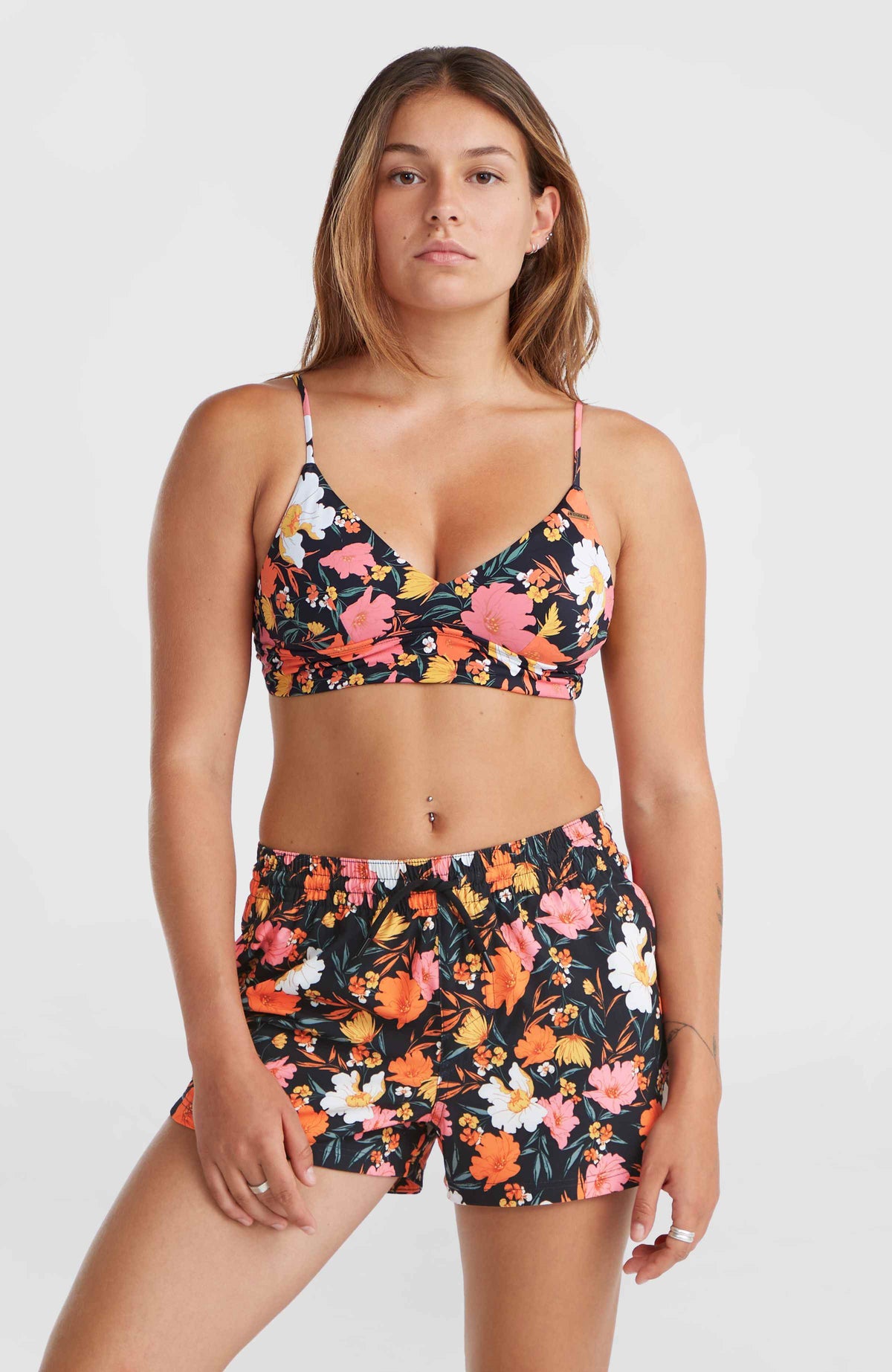 Anglet 11'' zwembroek | Black Bluemchen