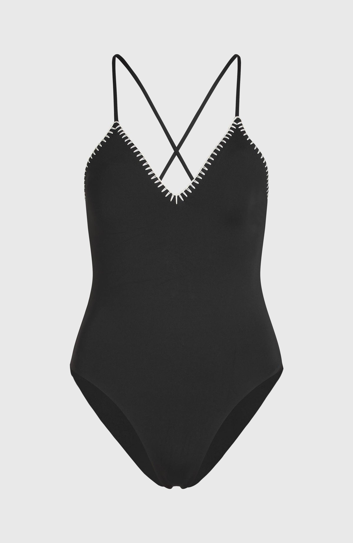 Saltwater Jaida Crochet badpak | Black Out