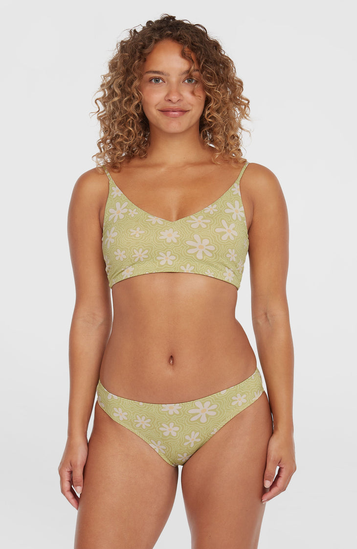 Beach Vintage Midles Rita bikiniset | Green Daisyline