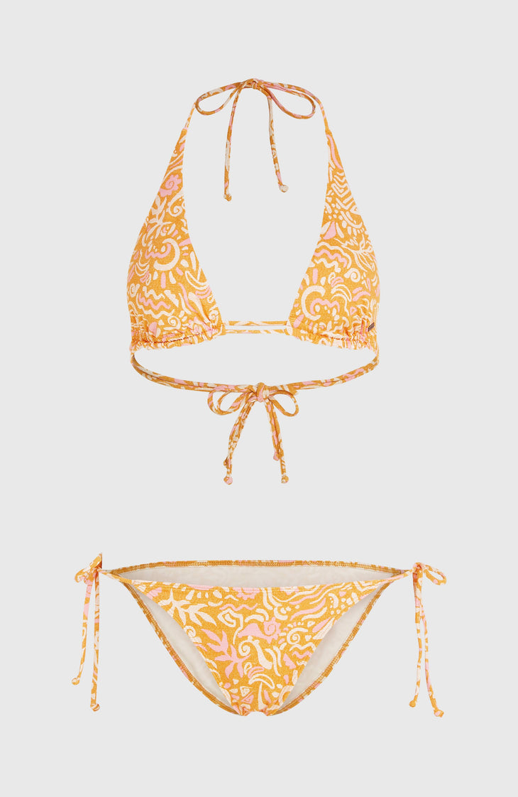 Women Of The Wave Mother Maracas bikiniset | Orange Abstract Wave