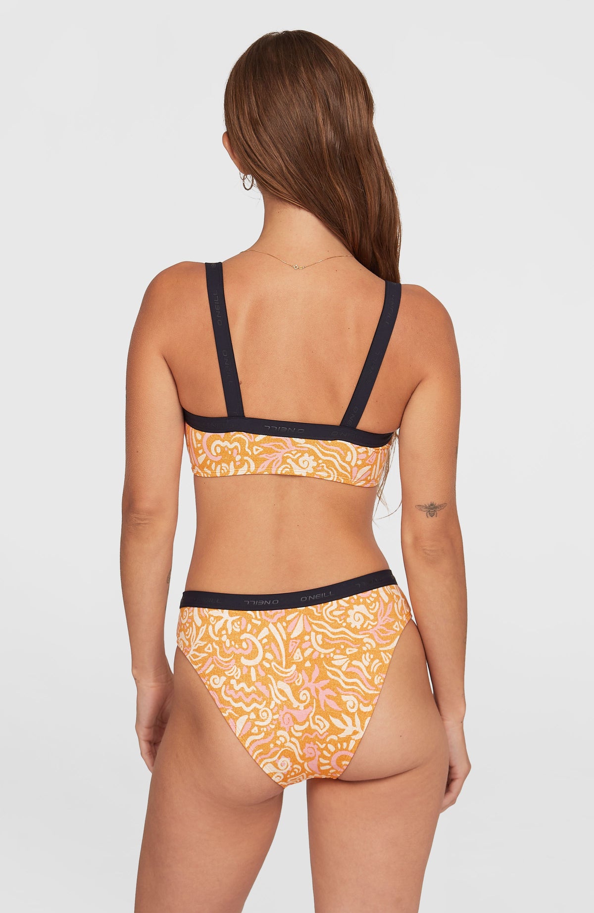 Sport bikiniset | Orange Abstract Wave