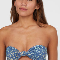 Knot Bandeau Matira bikiniset | Yellow Animal Blur