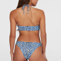 Knot Bandeau Matira bikiniset | Yellow Animal Blur