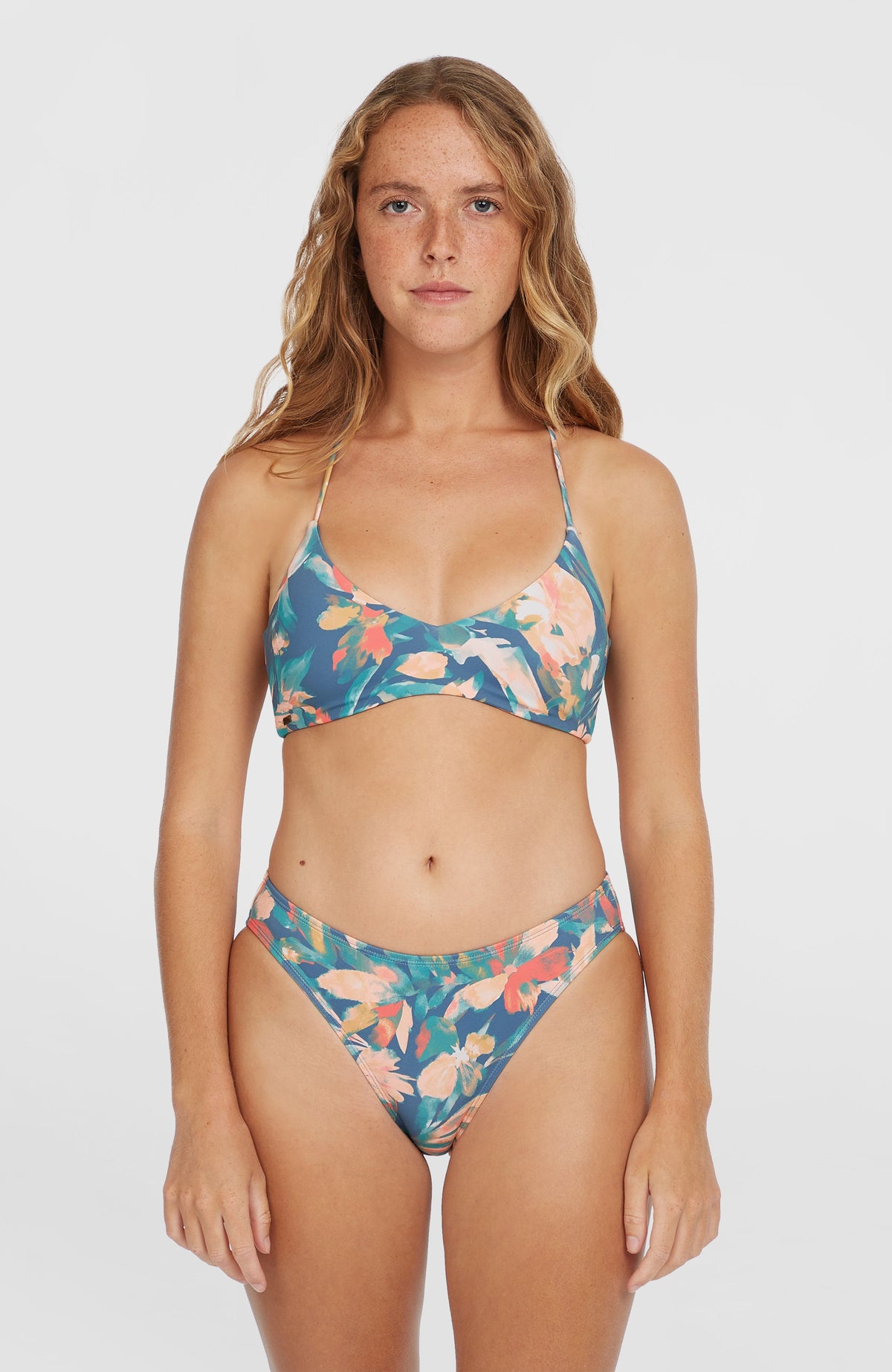 Huntington Bralette bikinitop | Blue Painted Tropics