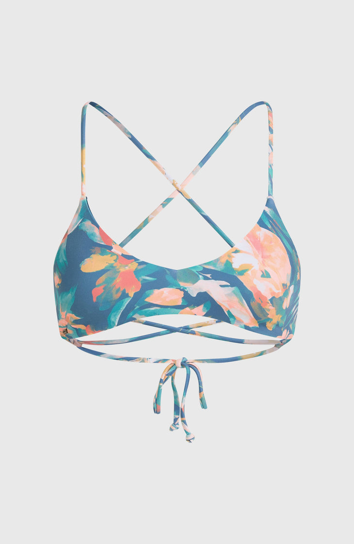 Huntington Bralette bikinitop | Blue Painted Tropics