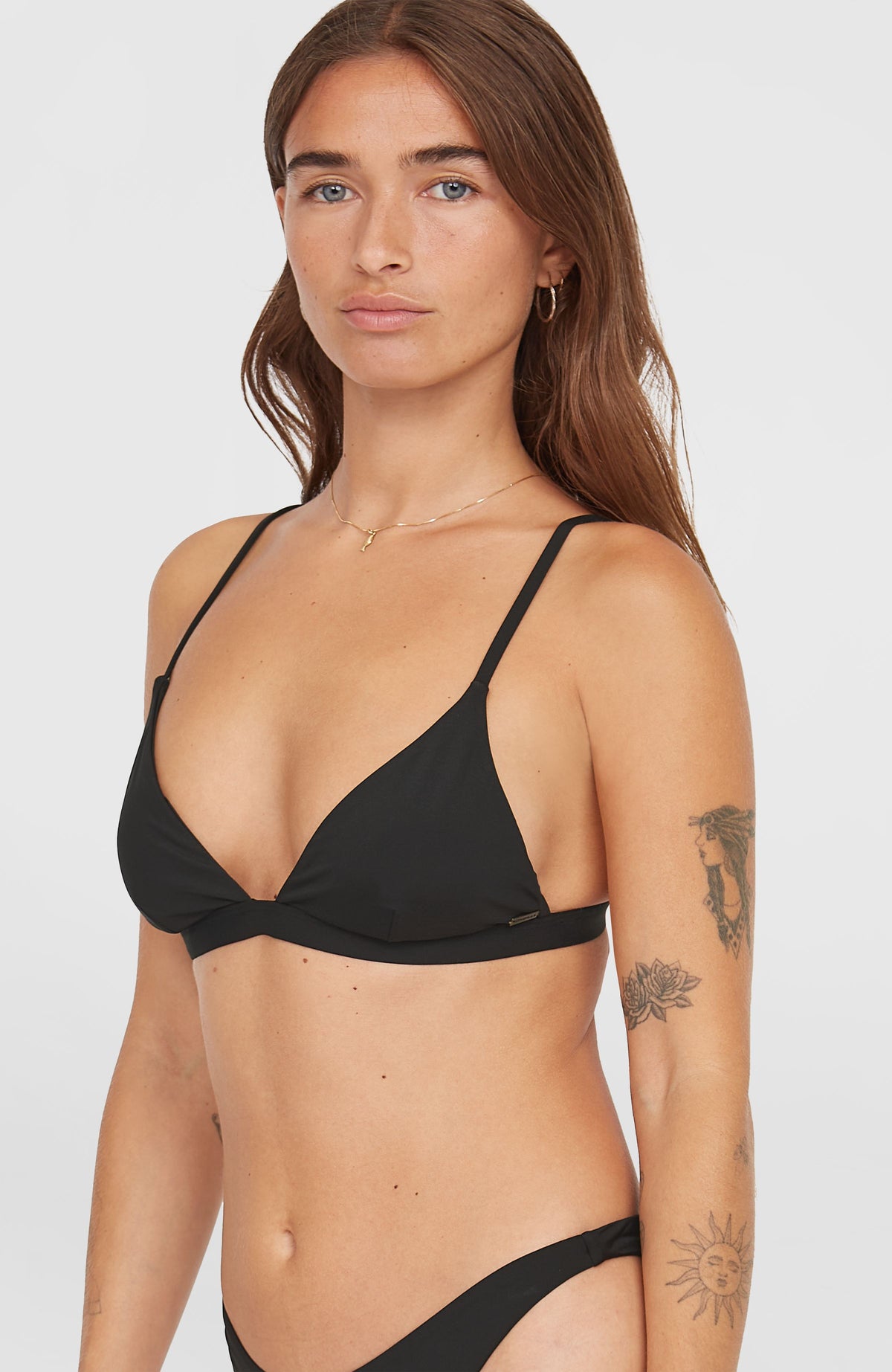 Seaside Tri bikinitop | Black Out
