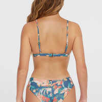 Seaside Tri bikinitop | Blue Painted Tropics